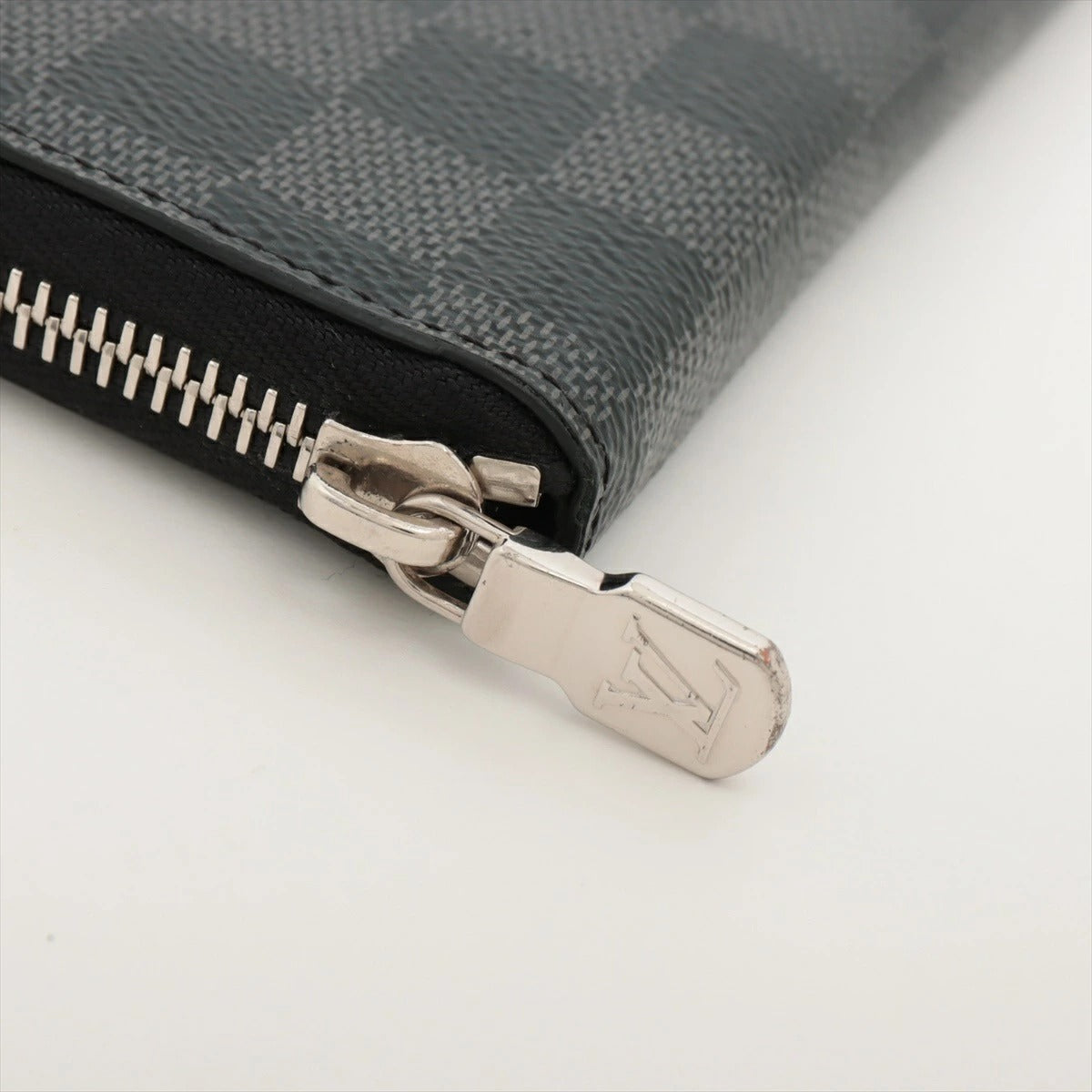 Louis Vuitton Damier Graphite Zippy Wallet Vertical N63095 Round Zip Long
