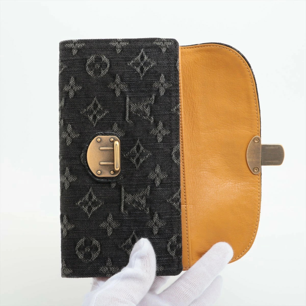 Louis Vuitton Monogram Denim Portefeuille Amelia M95512 Long Wallet