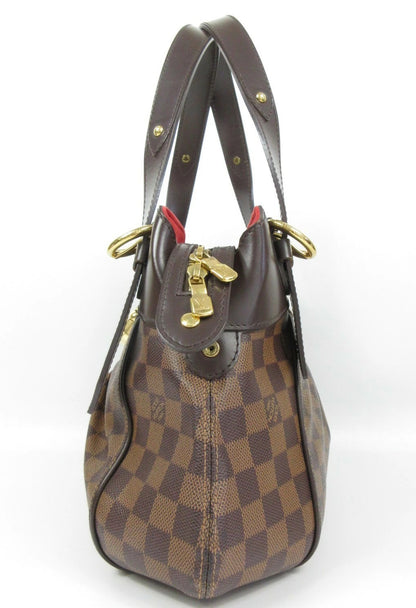 Louis Vuitton Damier Sistine PM N41542 Tote Bag Brown