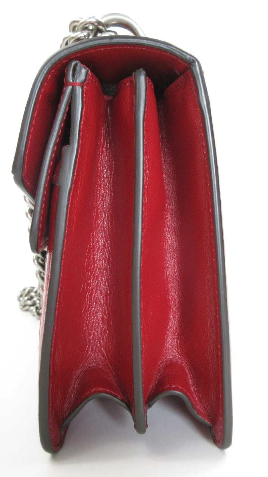 Gucci Dionysos Chain Shoulder Bag 400249 Black Red White