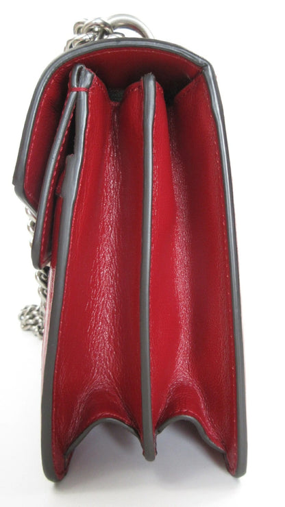 Gucci Dionysos Chain Shoulder Bag 400249 Black Red White