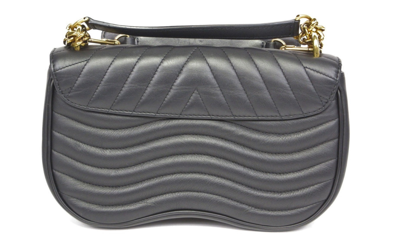 Louis Vuitton Taurillon Leather New Wave Chain Shoulder Bag M51498