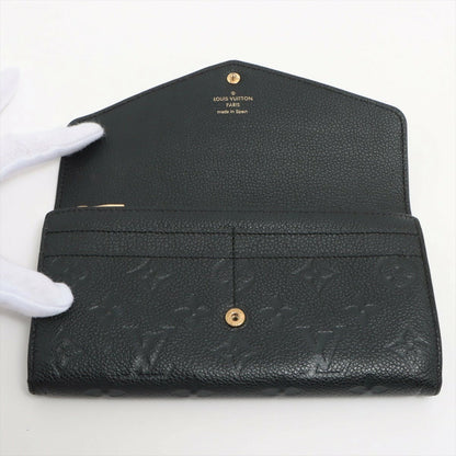Louis Vuitton Empreinte Portefeuille Sarah M61182 Black Long Wallet