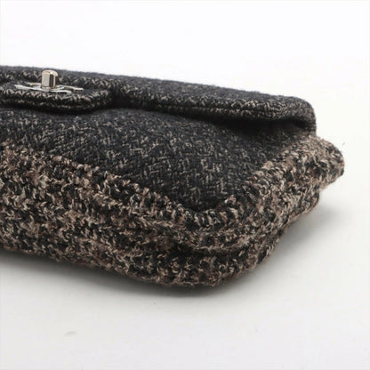 CHANEL Coco Mark Tweed Chain Shoulder Bag W- 10th Series Seal Included