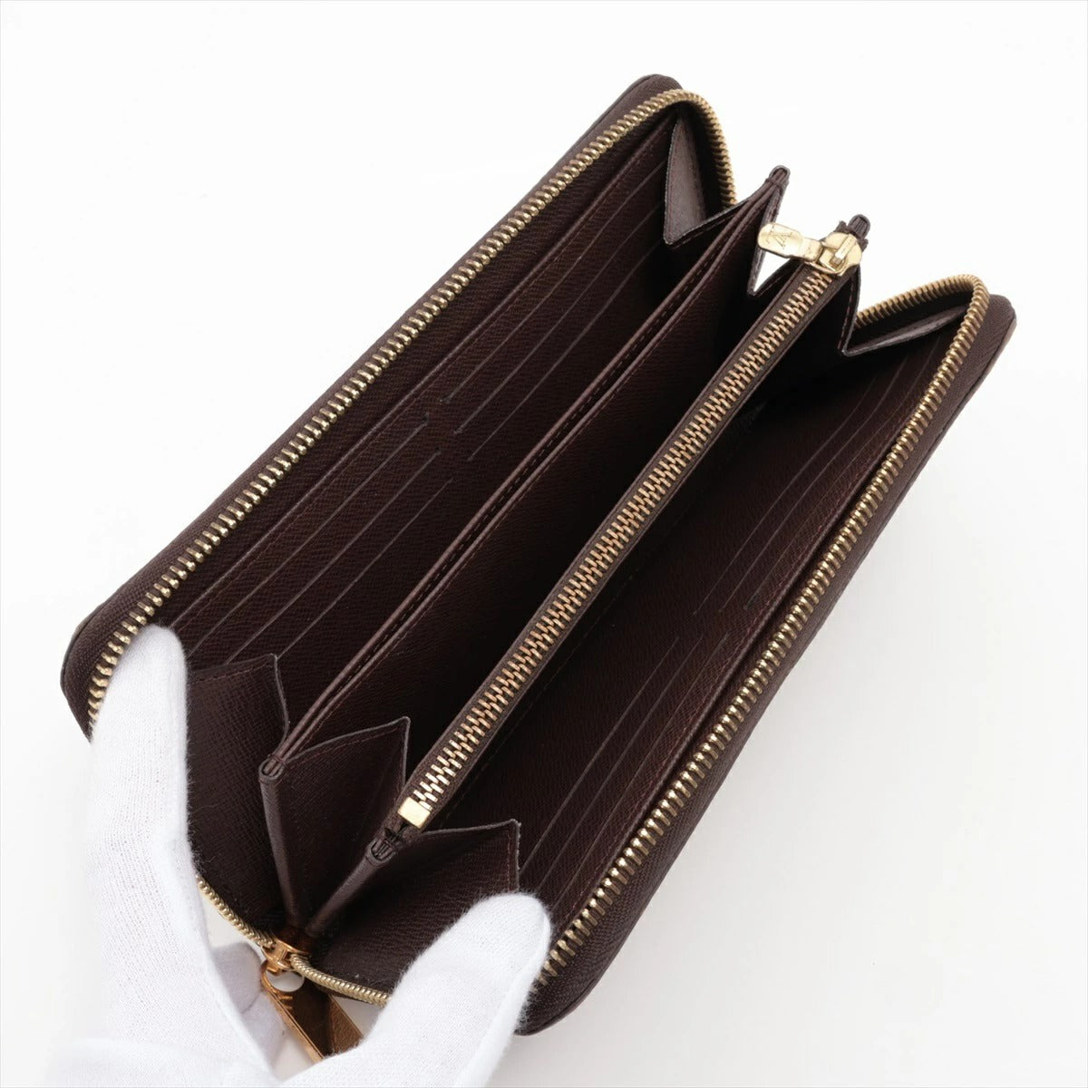 LOUIS VUITTON Damier Zippy Wallet N41661 Round Zip Long Wallet