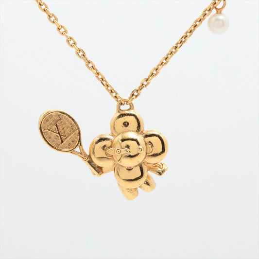 LOUIS VUITTON Collier Vivienne On the Court Necklace M00755 Gold