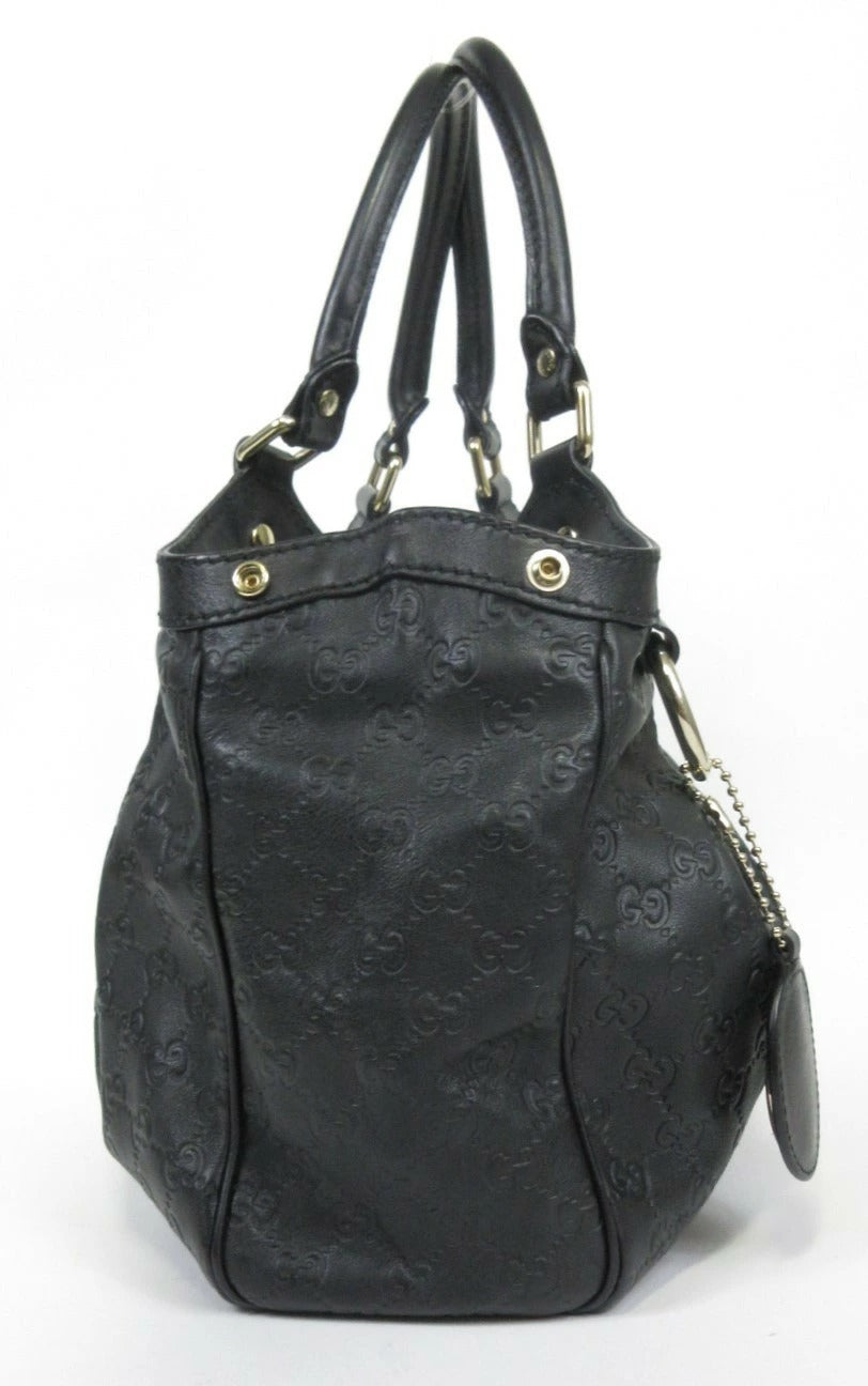 Guccissima Sukey Tote Bag Black 211944