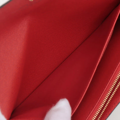 LOUIS VUITTON Monogram Portefeuille Sarah M62236 Coquelicot Long Wallet
