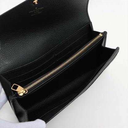 Louis Vuitton Empreinte Portefeuille Sarah M61182 Black Long Wallet