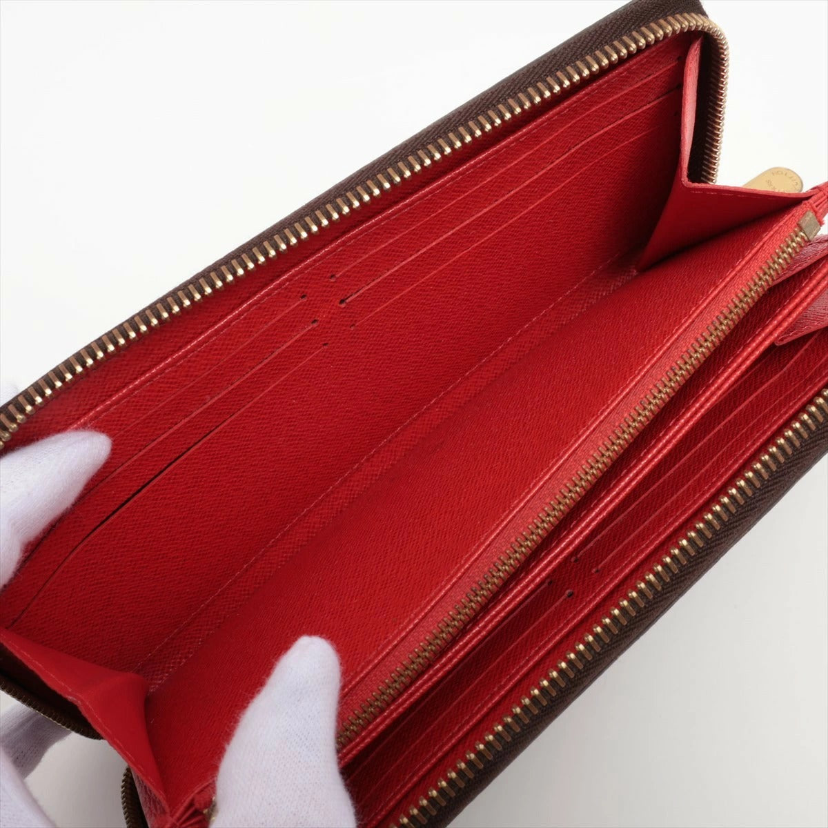 Louis Vuitton Monogram Zippy Wallet Coquelicot M41896 Long Wallet