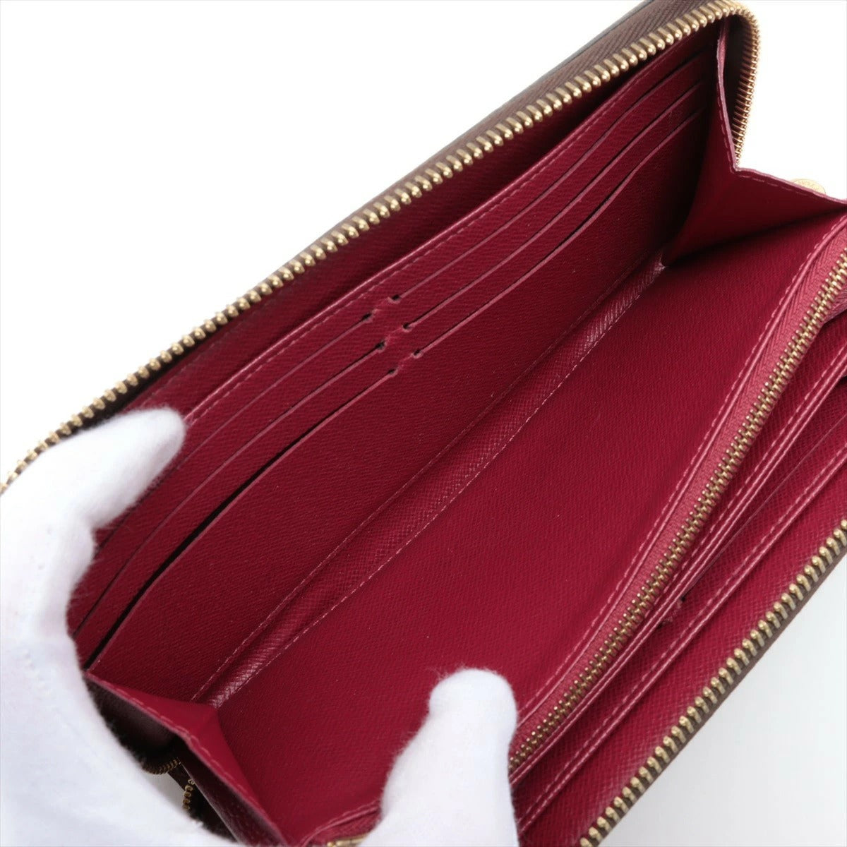Louis Vuitton Monogram Zippy Wallet M41895 Fuchsia Round Zip Long