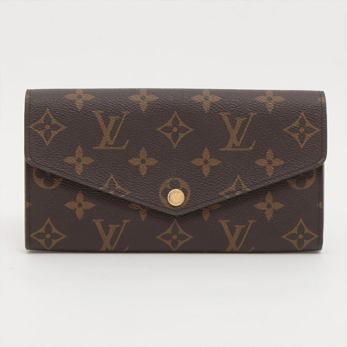 LOUIS VUITTON Monogram Portefeuille Sarah M62236 Coquelicot Long Wallet