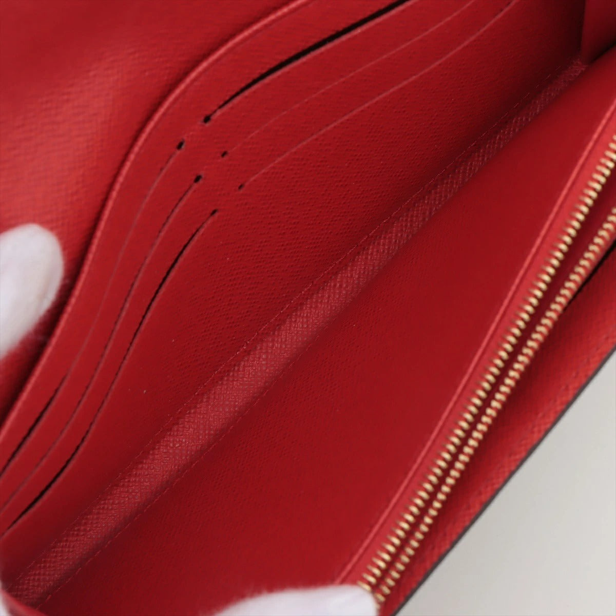 LOUIS VUITTON Monogram Portefeuille Sarah M62236 Coquelicot Long Wallet
