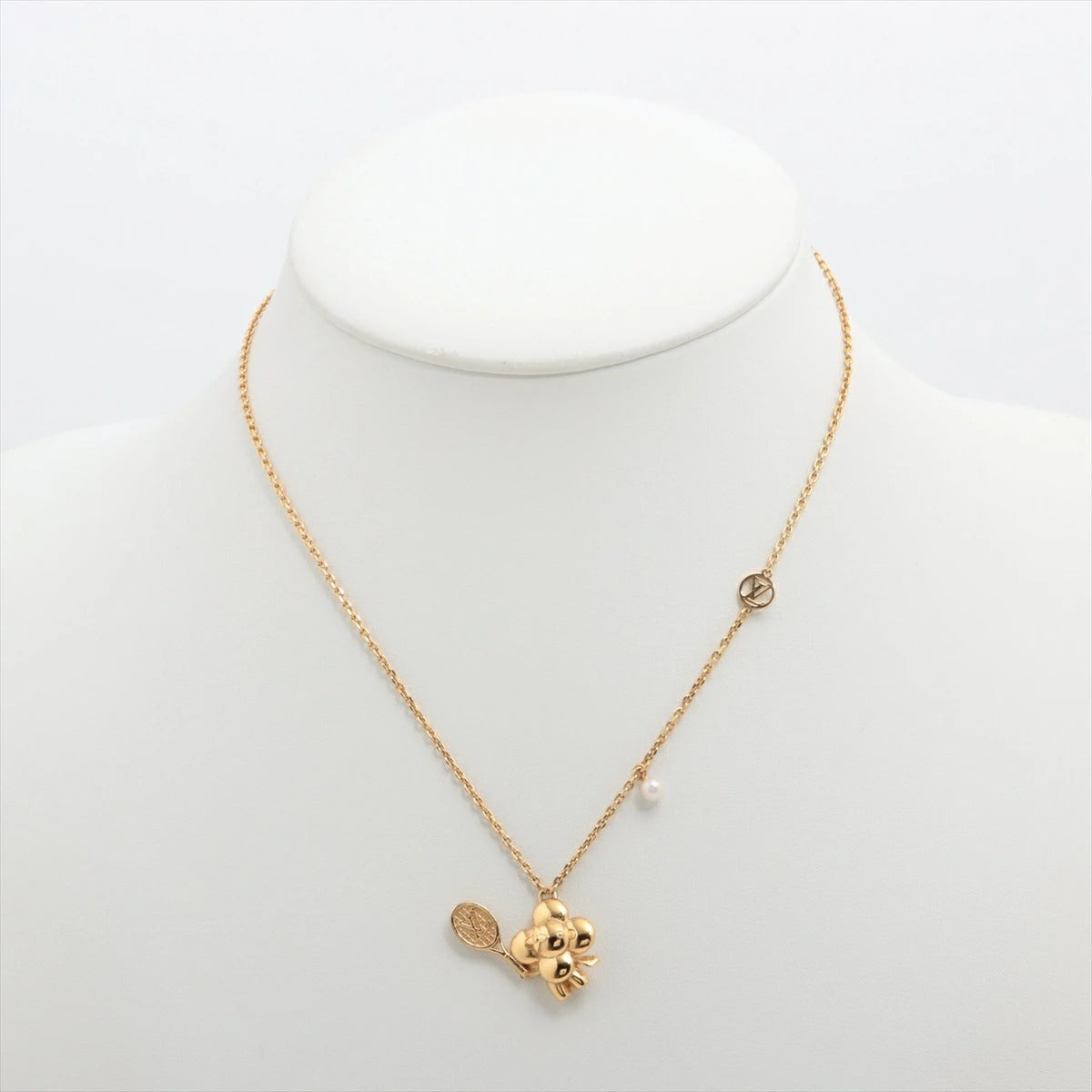 LOUIS VUITTON Collier Vivienne On the Court Necklace M00755 Gold