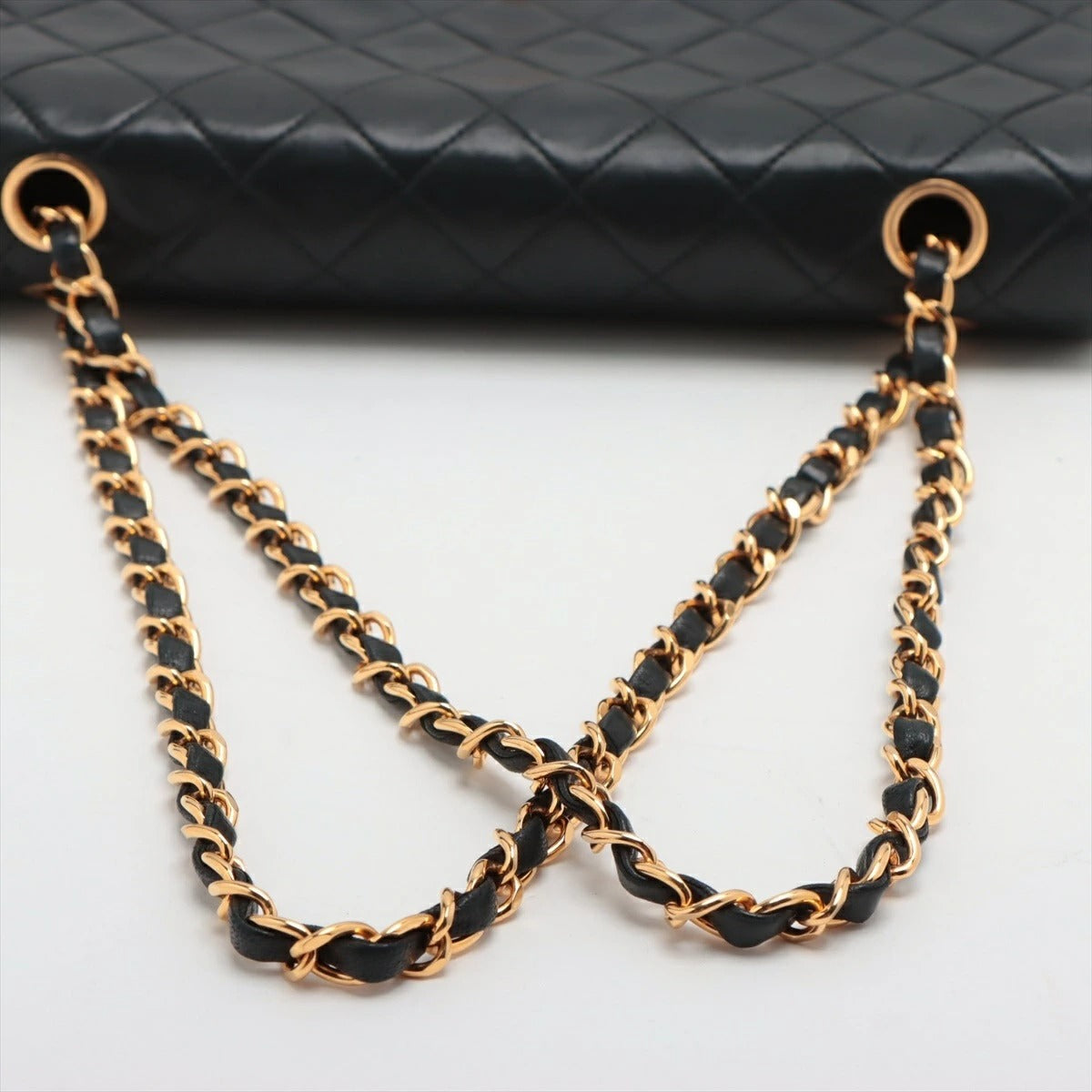 Chanel Matelasse 25 Lambskin Double Flap Double Chain Bag No. 2 Classic Shoulder Bag