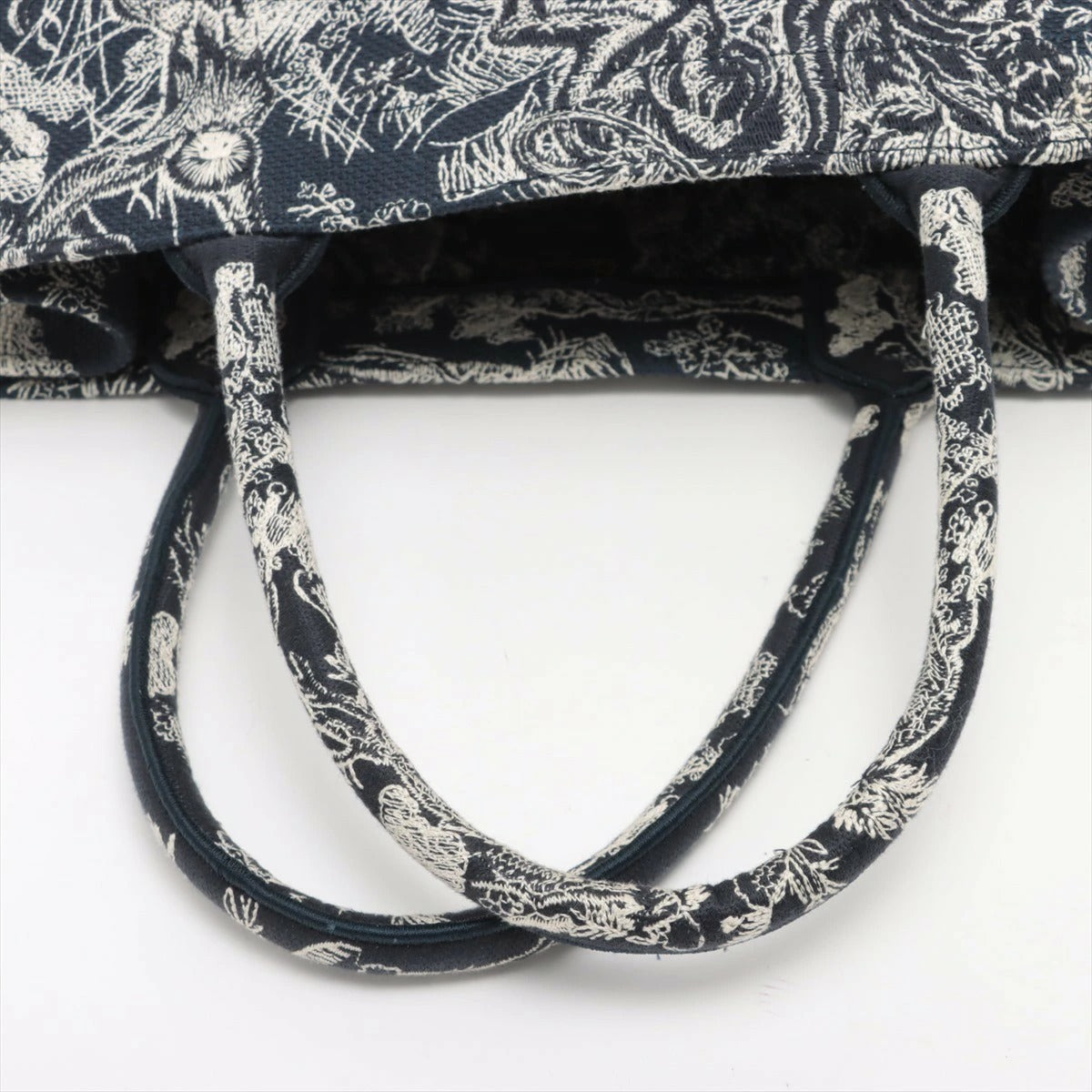 Christian Dior Embroidered Toile de Jouy Book Tote Medium