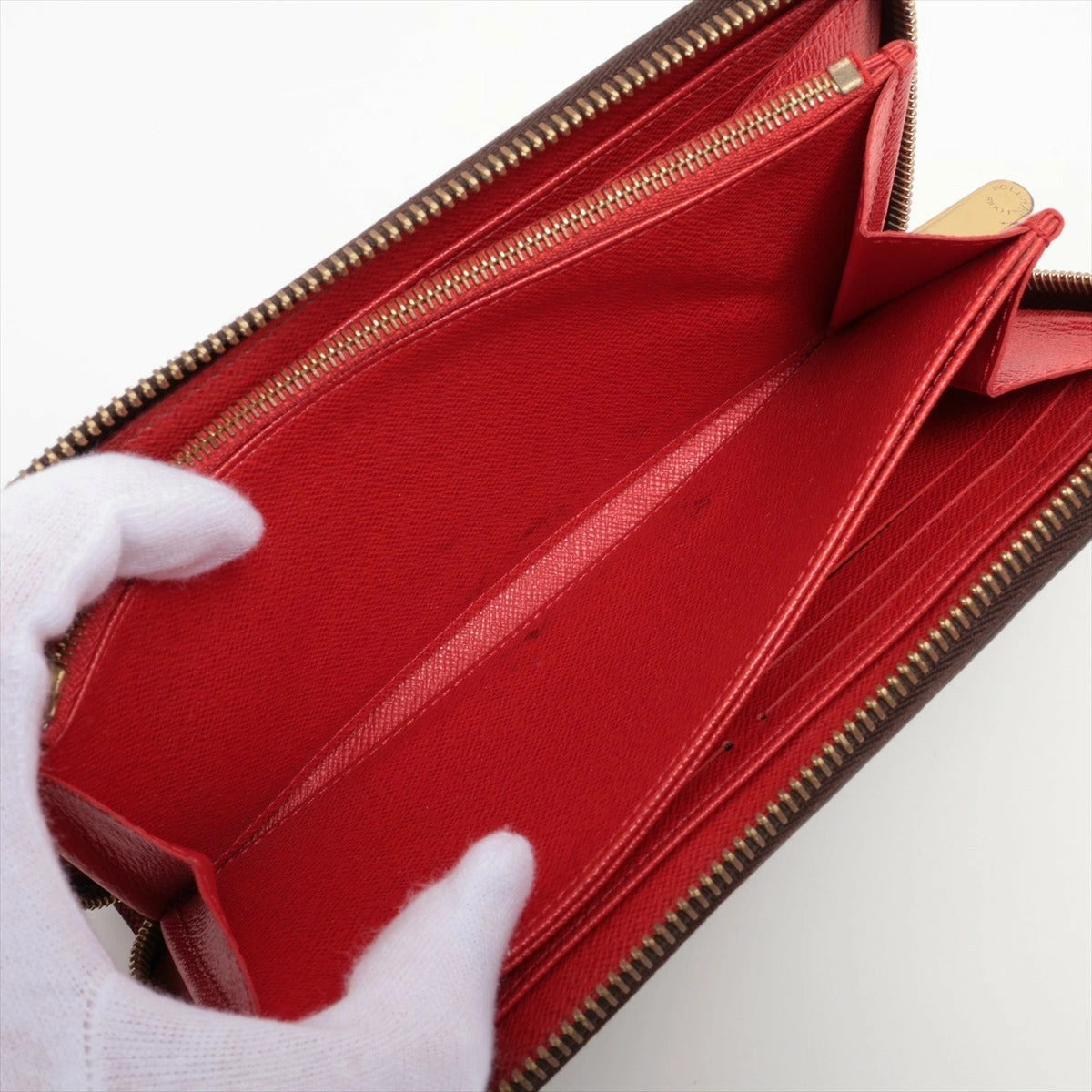 Louis Vuitton Monogram Zippy Wallet Coquelicot M41896 Long Wallet