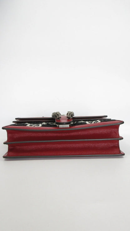 Gucci Dionysos Chain Shoulder Bag 400249 Black Red White