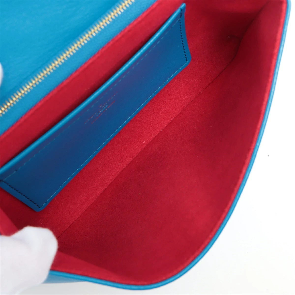Louis Vuitton Pochette Coussin Blue/Red M80743