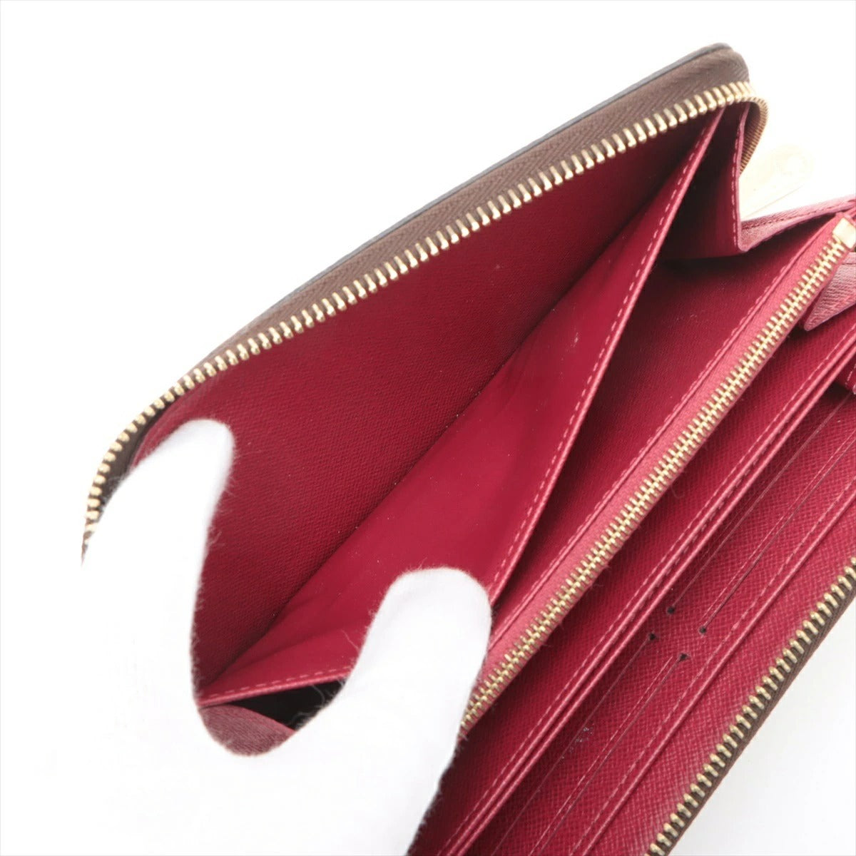 Louis Vuitton Monogram Zippy Wallet M41895 Fuchsia Long Wallet