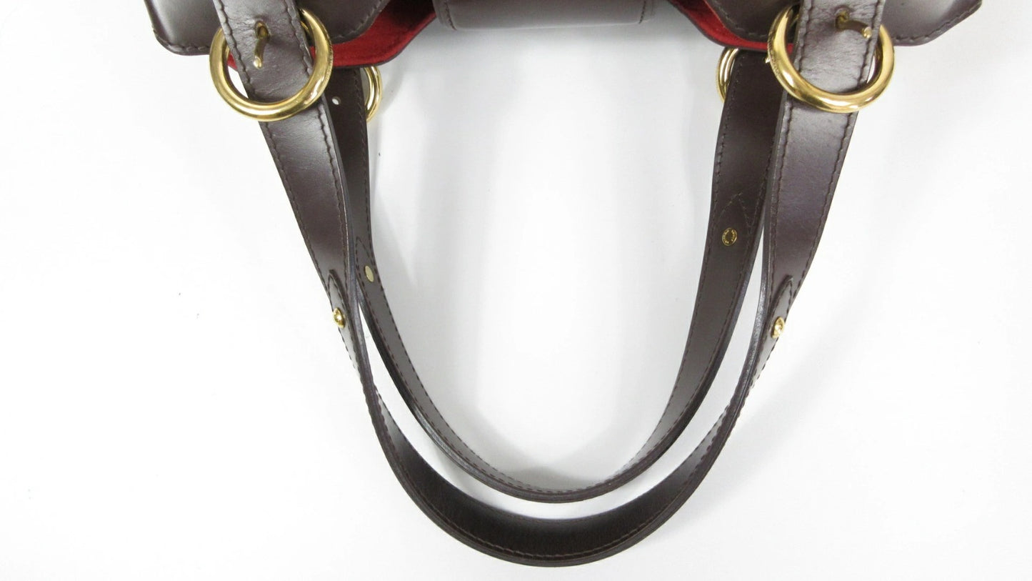 Louis Vuitton Damier Sistine PM N41542 Tote Bag Brown
