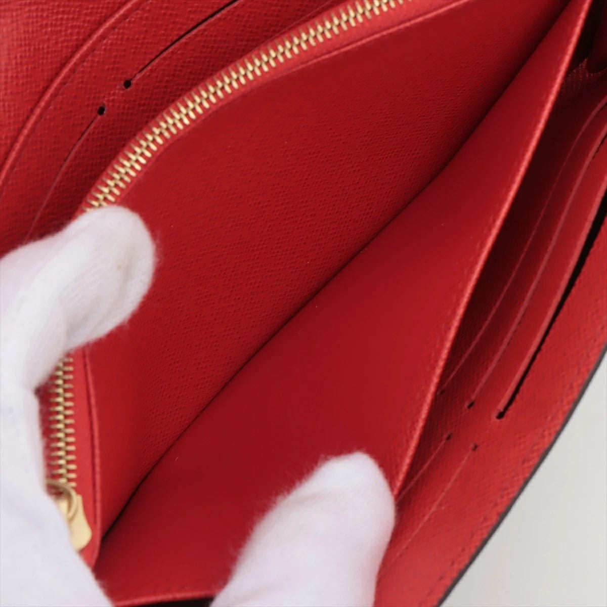 LOUIS VUITTON Monogram Portefeuille Sarah M62236 Coquelicot Long Wallet