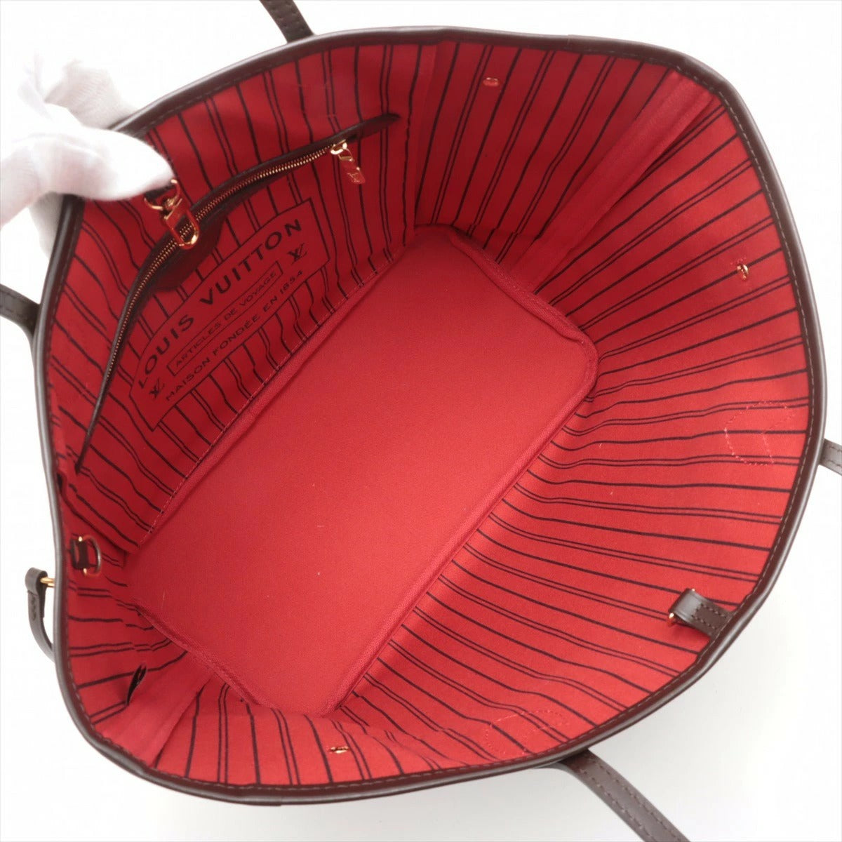 Louis Vuitton Damier Neverfull MM N41358 Tote Bag