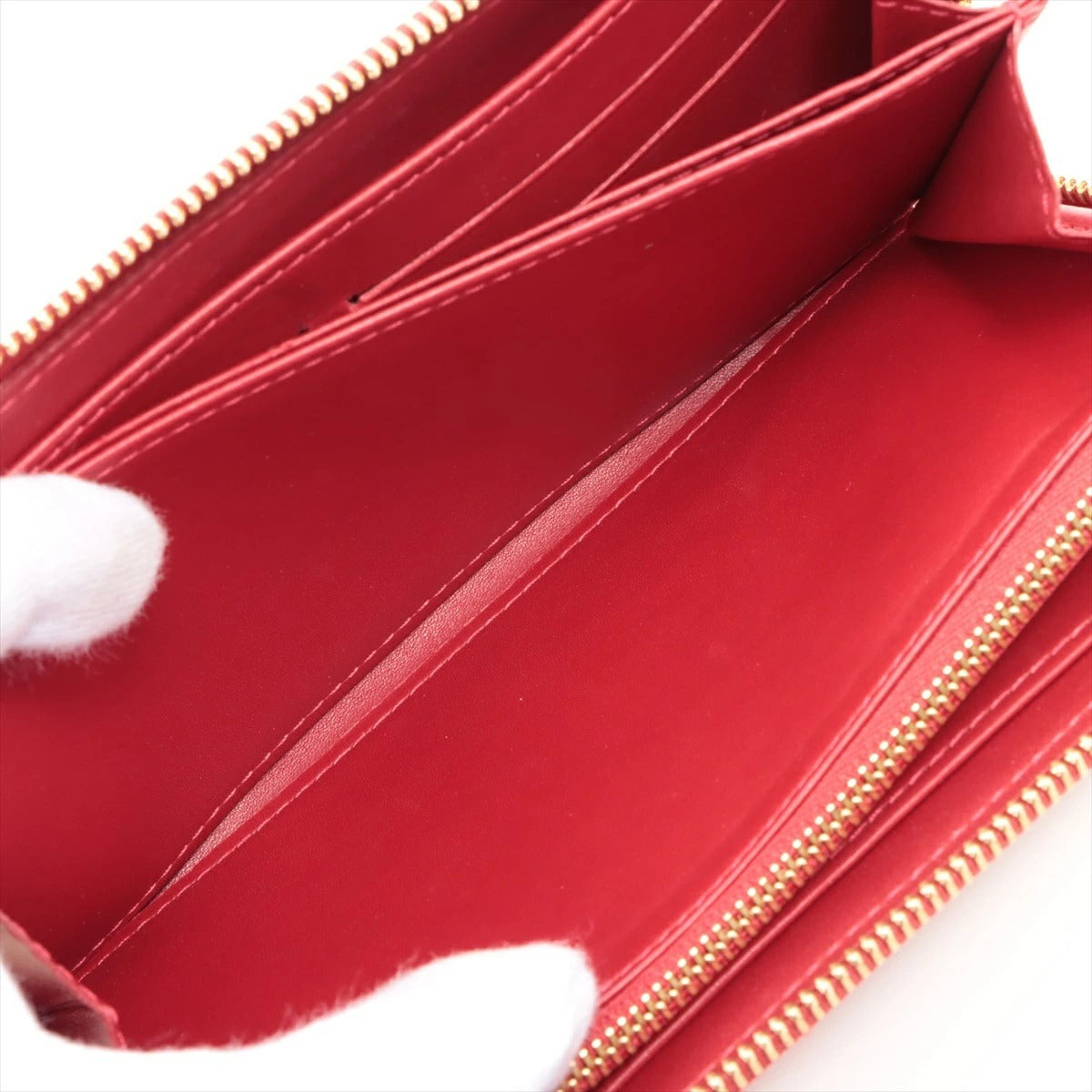 Louis Vuitton Vernis Zippy Wallet Round Zip Wallet M90200 Long Wallet