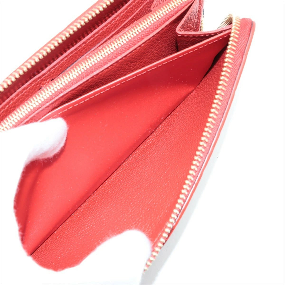 Louis Vuitton Empreinte Portefeuille Clemence M63920 Leather Flower Round Zip Long Wallet