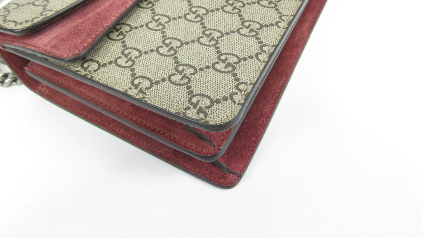 GUCCI GG Supreme Blooms chain shoulder bag 400249