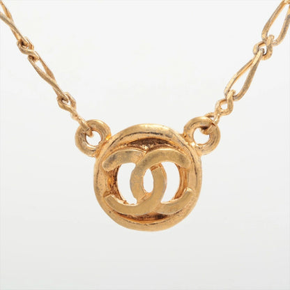 CHANEL Coco Mark Necklace 1983 Vintage Necklace Gold