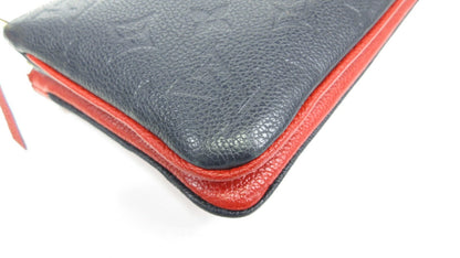 Louis Vuitton Empreinte Bicolor Double Zip Pochette M63916 Shoulder Bag Crossbody Bag