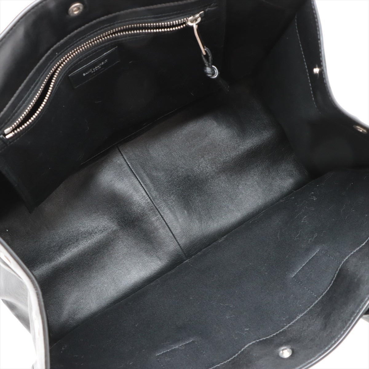 Yves Saint Laurent Paris Rive Gauche Leather Tote Bag