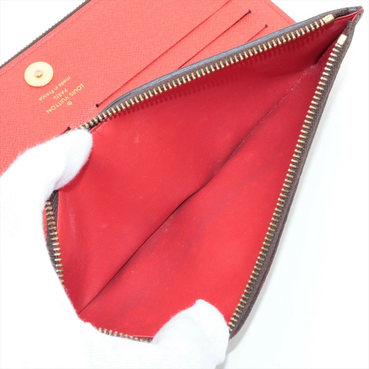 Louis Vuitton Monogram Portefeuille Adele M61287 Coquelicot Long Wallet