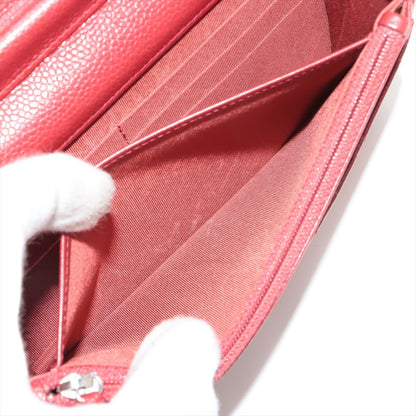 Chanel Matelasse Caviar Skin Chain Red Crossbody Bag