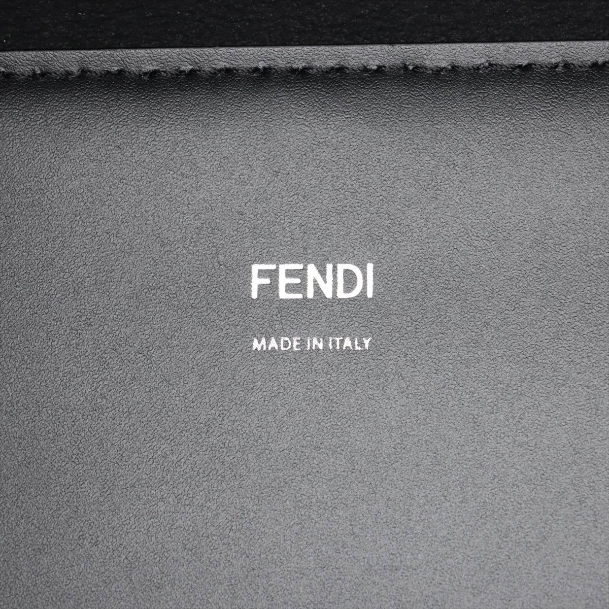 Fendi Sunshine Medium Leather 2WAY Handbag 8BH386 Black Tote Bag