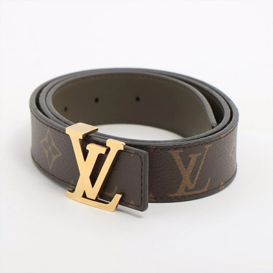 Louis Vuitton Santur Initial Belt Monogram/Khaki/Gold Size 80 M0351