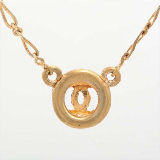 CHANEL Coco Mark Necklace 1983 Vintage Necklace Gold