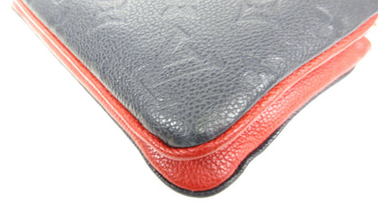 Louis Vuitton Empreinte Bicolor Double Zip Pochette M63916 Shoulder Bag Crossbody Bag
