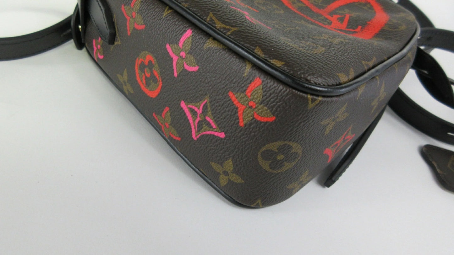 Louis Vuitton Monogram/Valentine Sac Cool Heart-shaped Shoulder Bag M45890