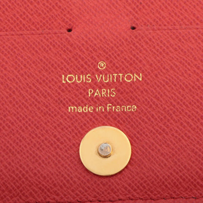 Louis Vuitton Monogram Portefeuille Adele M61287 Coquelicot Long Wallet