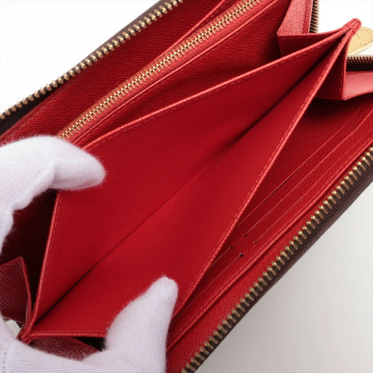 Louis Vuitton Monogram Zippy Wallet Coquelicot M41896 Long Wallet