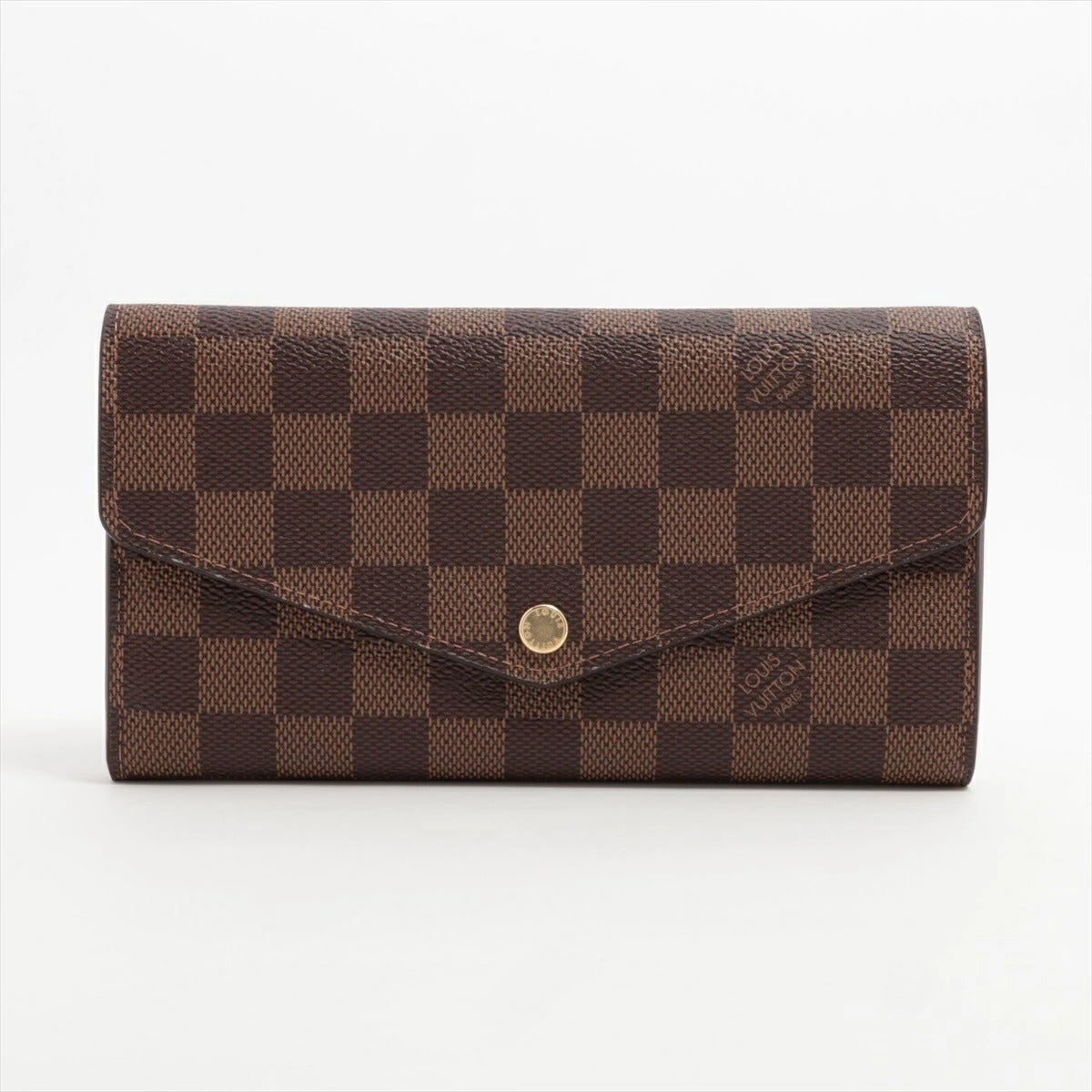 Louis Vuitton Damier Portefeuille Sarah N60144 Rose Ballerine Flap Long Wallet