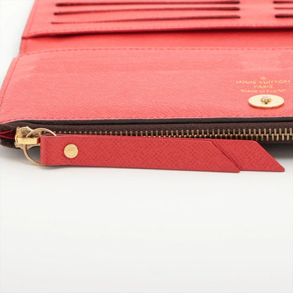 Louis Vuitton Monogram Portefeuille Adele M61287 Coquelicot Long Wallet