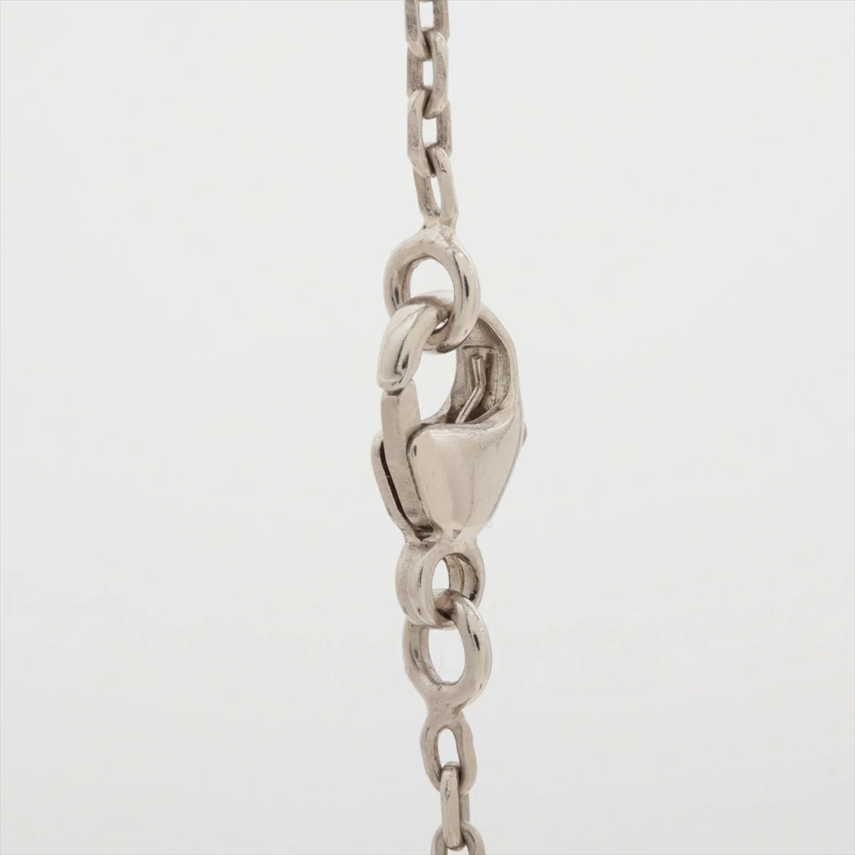 HERMES O'Kelly PM Necklace D Comes with storage bag and box Silver/Brown Necklace