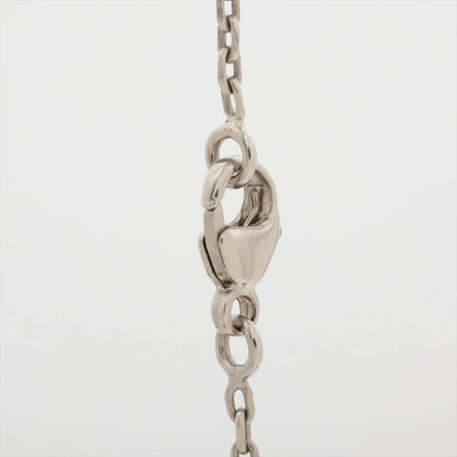 HERMES O'Kelly PM Necklace D Comes with storage bag and box Silver/Brown Necklace