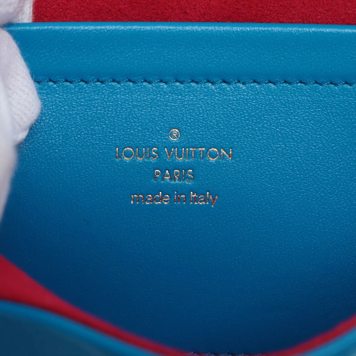 Louis Vuitton Pochette Coussin Blue/Red M80743