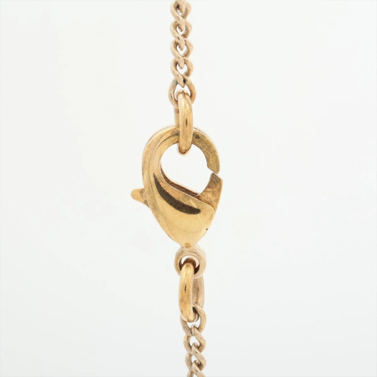 CHANEL Coco Mark Necklace B19B Gold, Pearl, Rhinestone Necklace