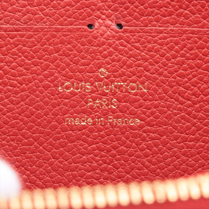 Louis Vuitton Empreinte Portefeuille Clemence M63920 Leather Flower Round Zip Long Wallet