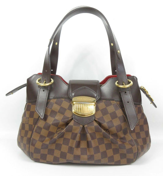 Louis Vuitton Damier Sistine PM N41542 Tote Bag Brown